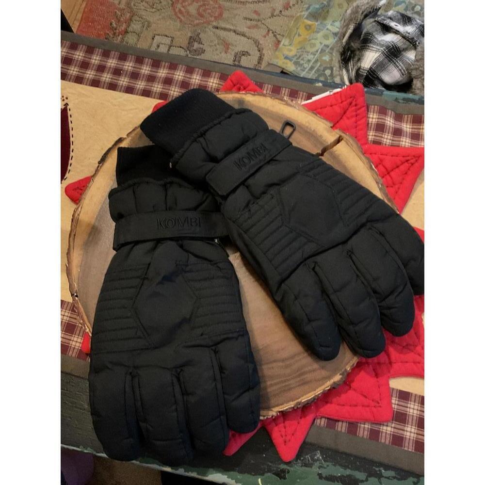 Kombi Black Insulated Winter Gloves - Size Large